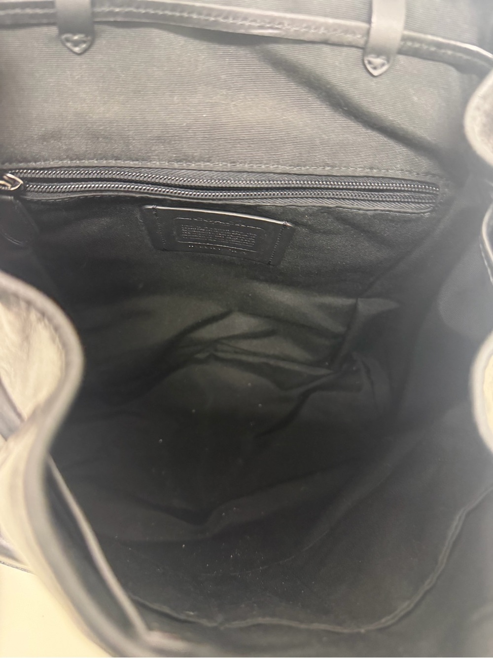 Coach Heritage Leather Backpack - Picture 10 of 14